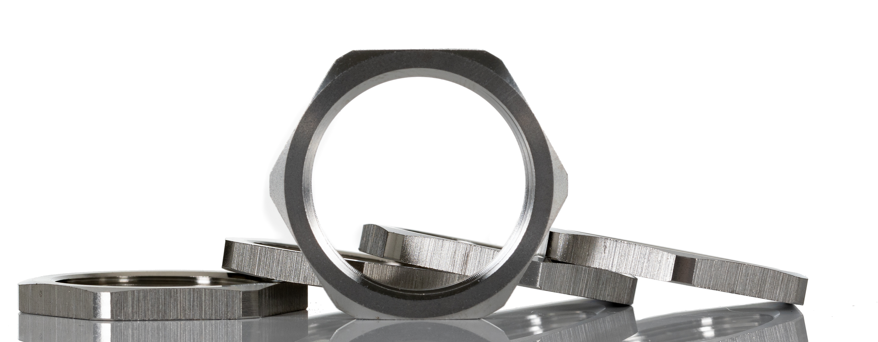 Lapp Silver Stainless Steel Cable Gland Locknut, M25 Thread, IP68