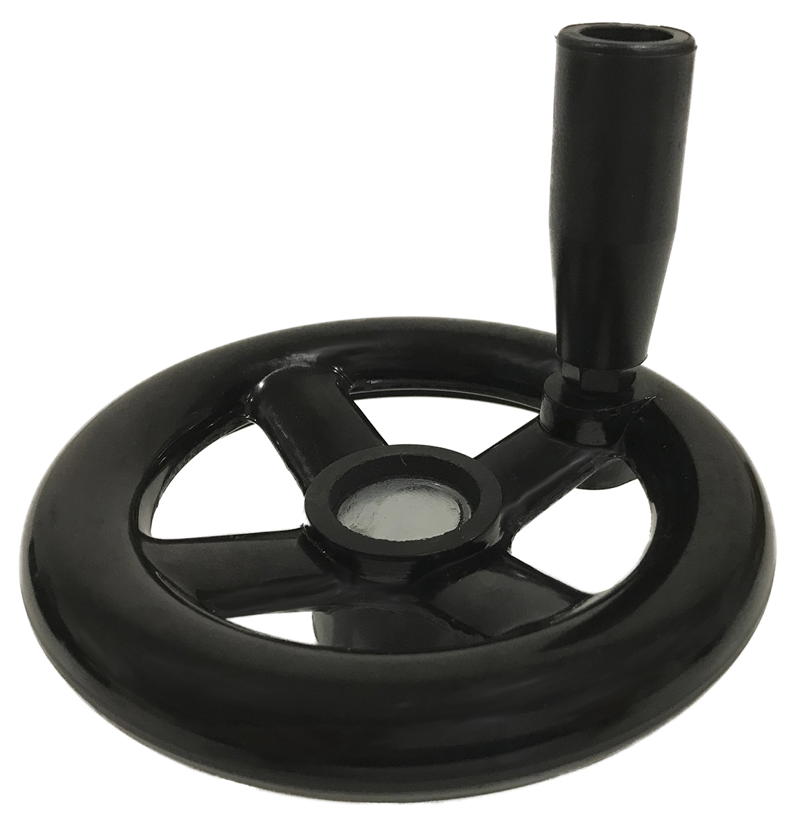 RS PRO Black Hand Wheel, 200mm diameter