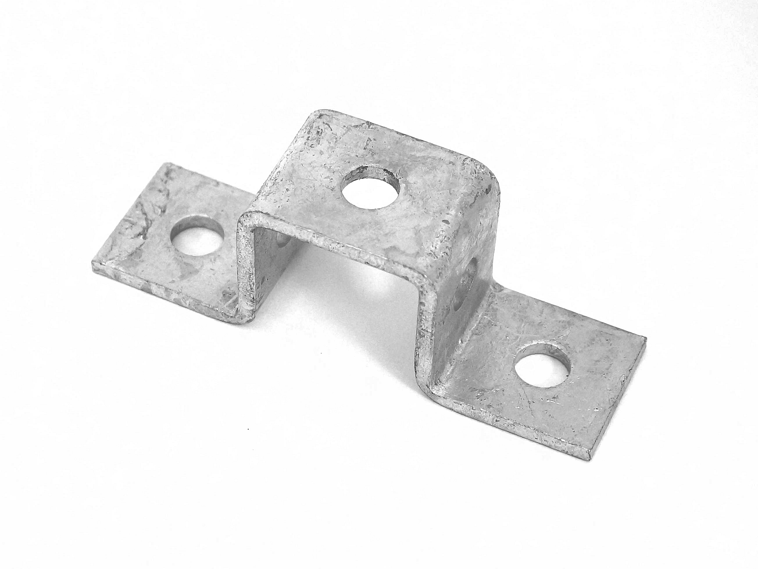 Hot Dipped Galvanised U Shape Bracket 5 Hole, 14mm Holes