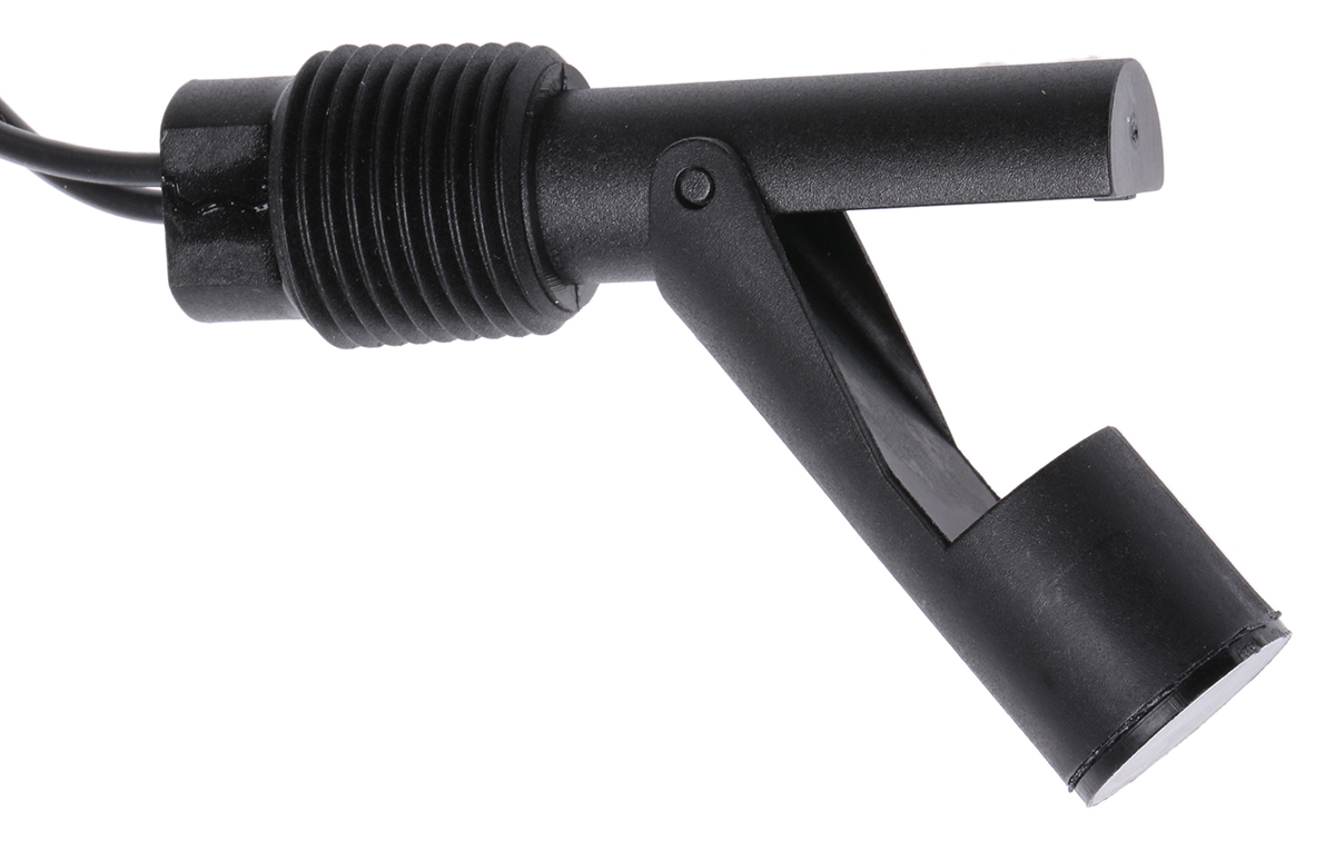 Sensata Cynergy3 RSF80 Series Horizontal External Nylon Float Switch, Float, 1m Cable, NO/NC, 240V ac Max, 120V dc Max