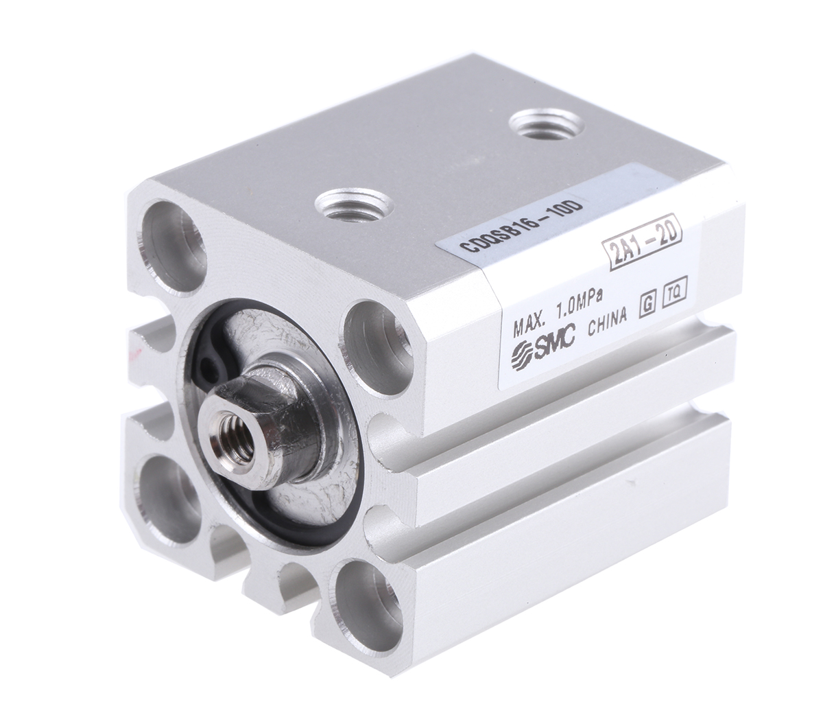 SMC Pneumatic Compact Cylinder - 16 mm Bore, 10 mm CDQS Series, Double Acting Acting