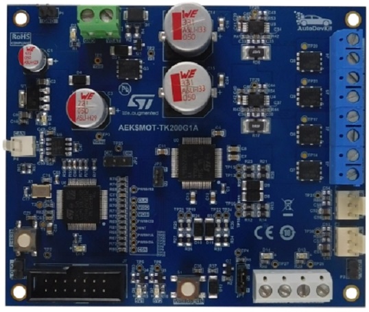 STMicroelectronics Power liftGate controller Board based on L99DZ200G Multioutput Driver and SPC582B60E1 Chorus 1M MCU