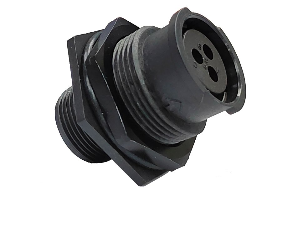 Amphenol Industrial Circular Connector, 8 Contacts, Rear, M12 Connector, Socket, Female, IP67, IP68, IP69K, FLS712xxxS03