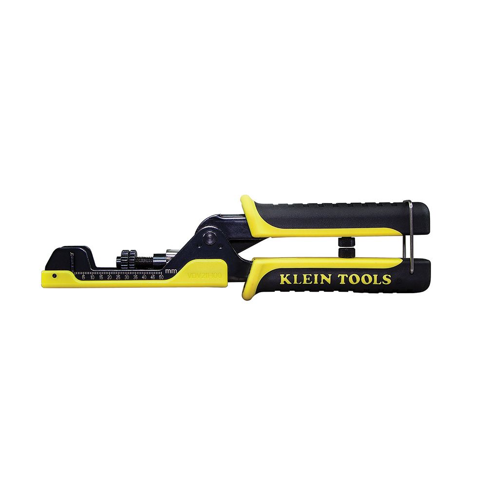 Klein Tools VDV211 Crimp Tool for BNC Connectors, F Connectors, RCA Connectors
