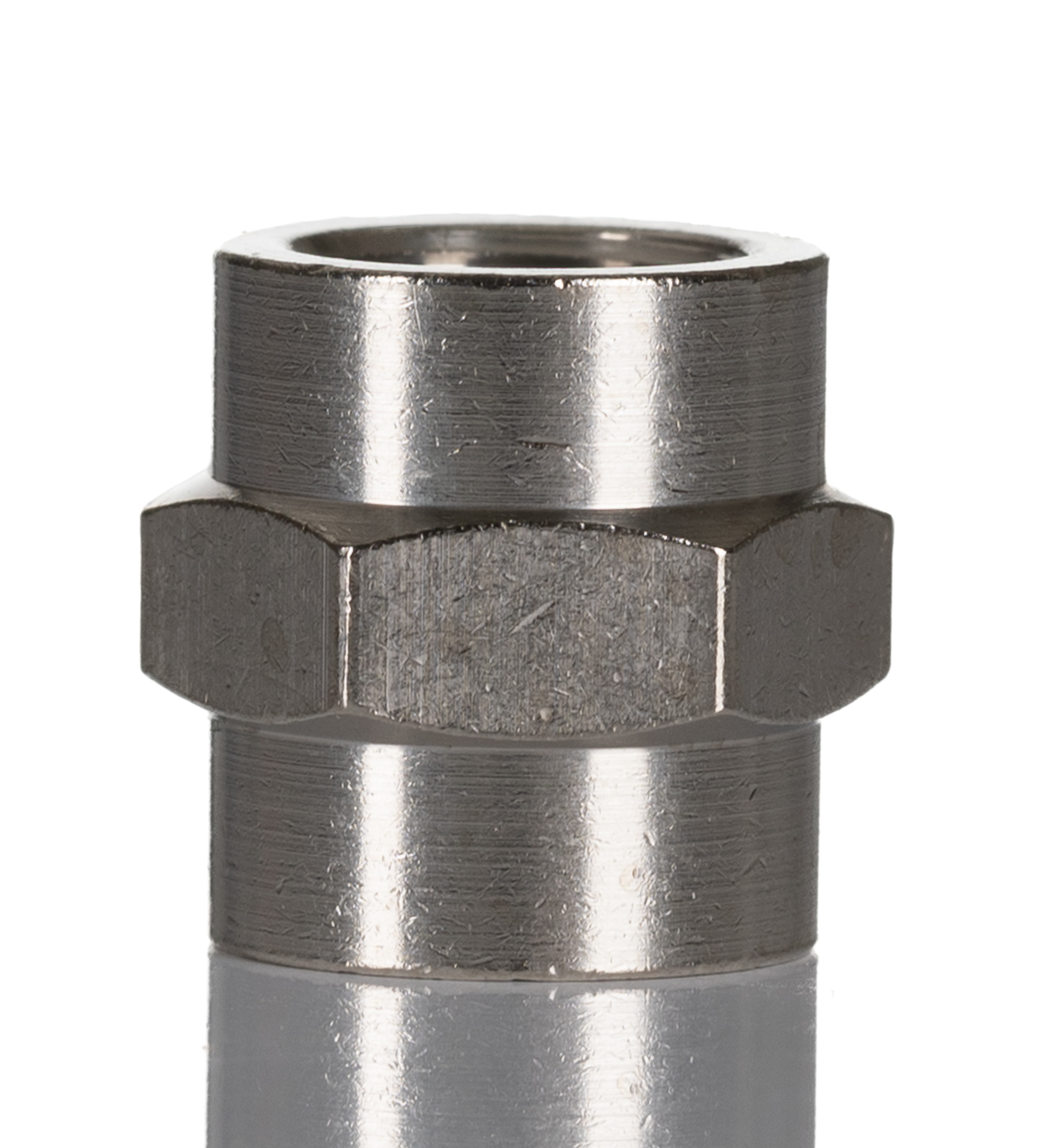 SMC Bulkhead Threaded Adaptor, R 1/4 Male to R 1/4 Male, Threaded Connection Style