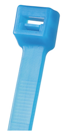 Panduit Cable Tie, Locking Cable Tie, 102mm x 2.5 mm, Blue Tefzel, Pk-100