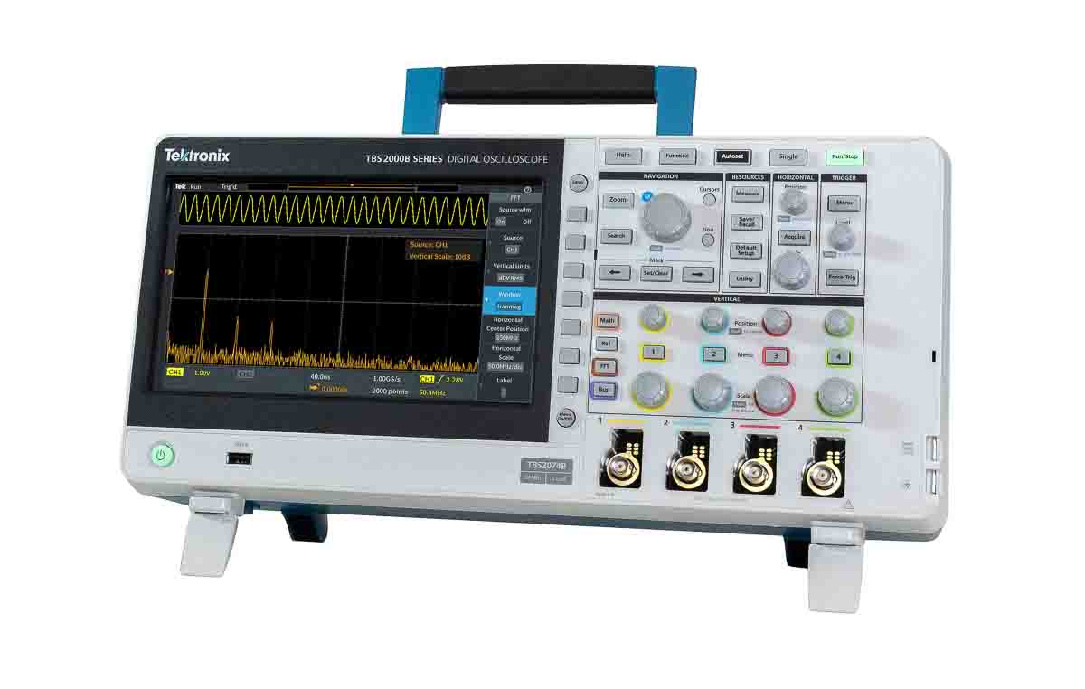 Tektronix TBS2000B Series, 70 MHz Bench Oscilloscope, 4