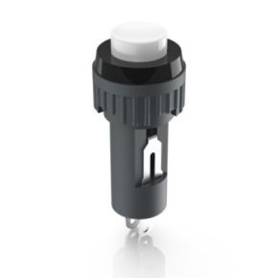 RAFI 1.1 Series Push Button, Momentary, Panel Mount, 11mm Cutout, SPST, 24V, IP40