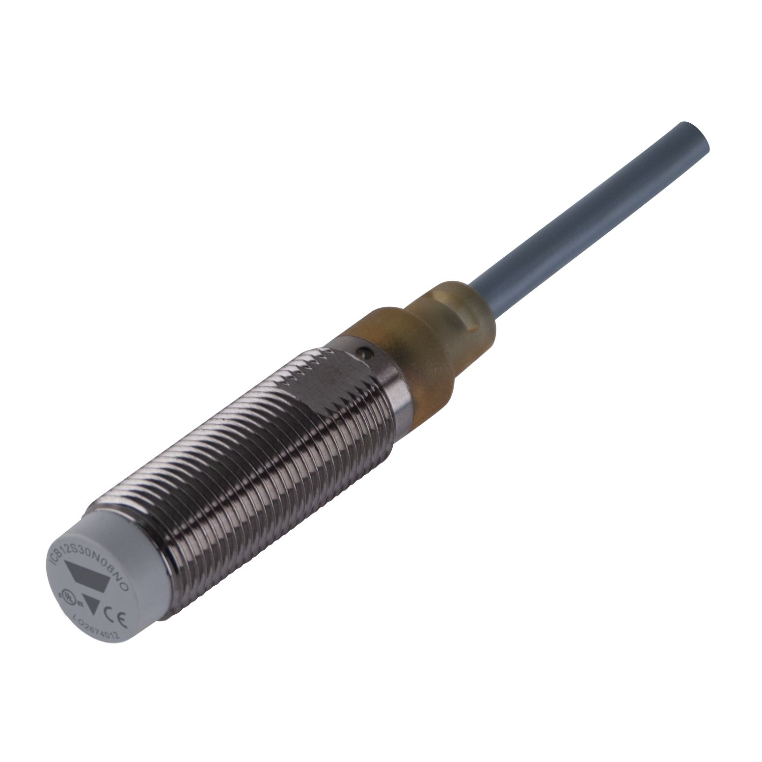 Carlo Gavazzi Inductive Threaded Barrel Proximity Sensor, M12, 4 mm Detection, PNP NO, 10 → 36 V dc