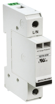 Bourns, 1210 Surge Arrester 415 V ac Maximum Voltage Rating 100kA Maximum Surge Current 1 Pole Protector