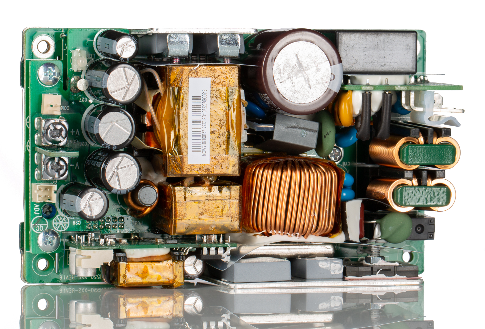 Recom Switching Power Supply, RACM550-24SG/OF, 24V dc, 22.92A, 550W, 1 Output, 80 → 264V ac Input Voltage