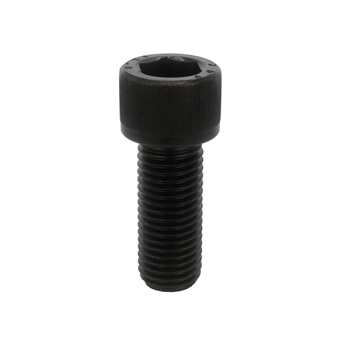 RS PRO Black Carbon Steel Hex Screw, DIN 912, ISO 898-1, M14 x 45mm