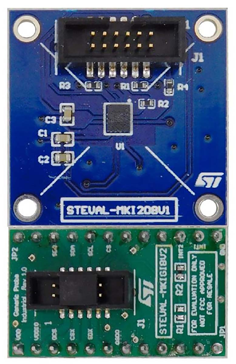 STMicroelectronics STEVAL-MKI208V1K Evaluation Board Evaluation Board for STEVAL-MKI109V3 IIS3DWB 3D Accelerometer,