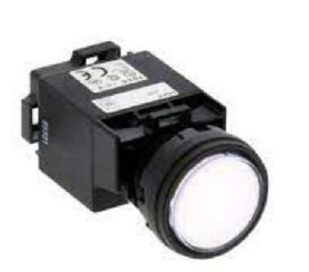 Idec, HW Series, Panel Mount White LED Pilot Light, 22.4mm Cutout, IP20, IP65, Dome, 24V ac/dc