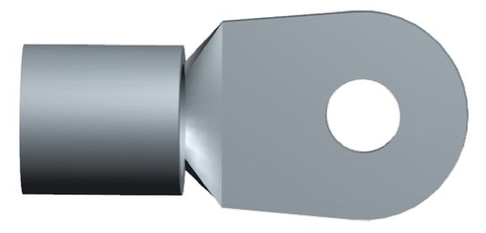 TE Connectivity, SOLISTRAND Uninsulated Ring Terminal, M6 (1/4) Stud Size, 60.6mm² to 76.3mm² Wire Size