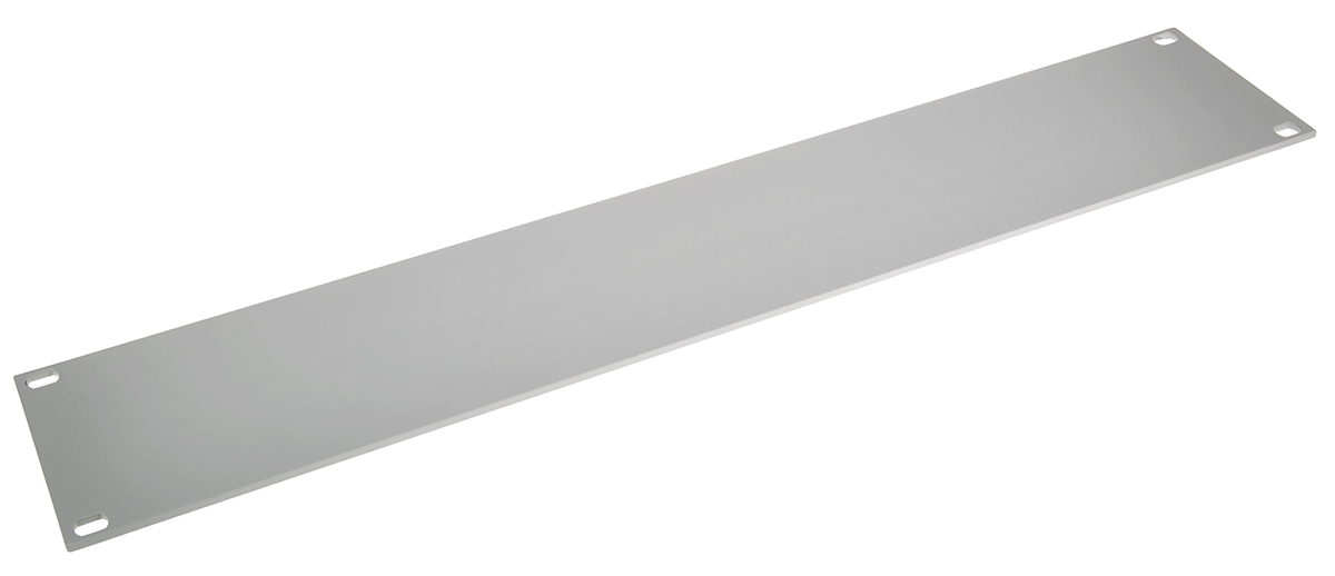 nVent SCHROFF RAL 7035 Light Grey Aluminium Front Panel, 2U, 483 x 88.1mm