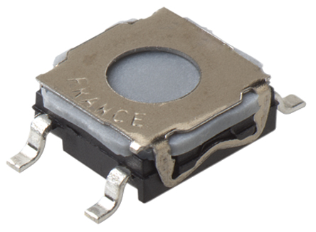 C & K IP67 Clear Flush Tactile Switch, SPST 50 mA 3.3 (Dia.)mm Surface Mount
