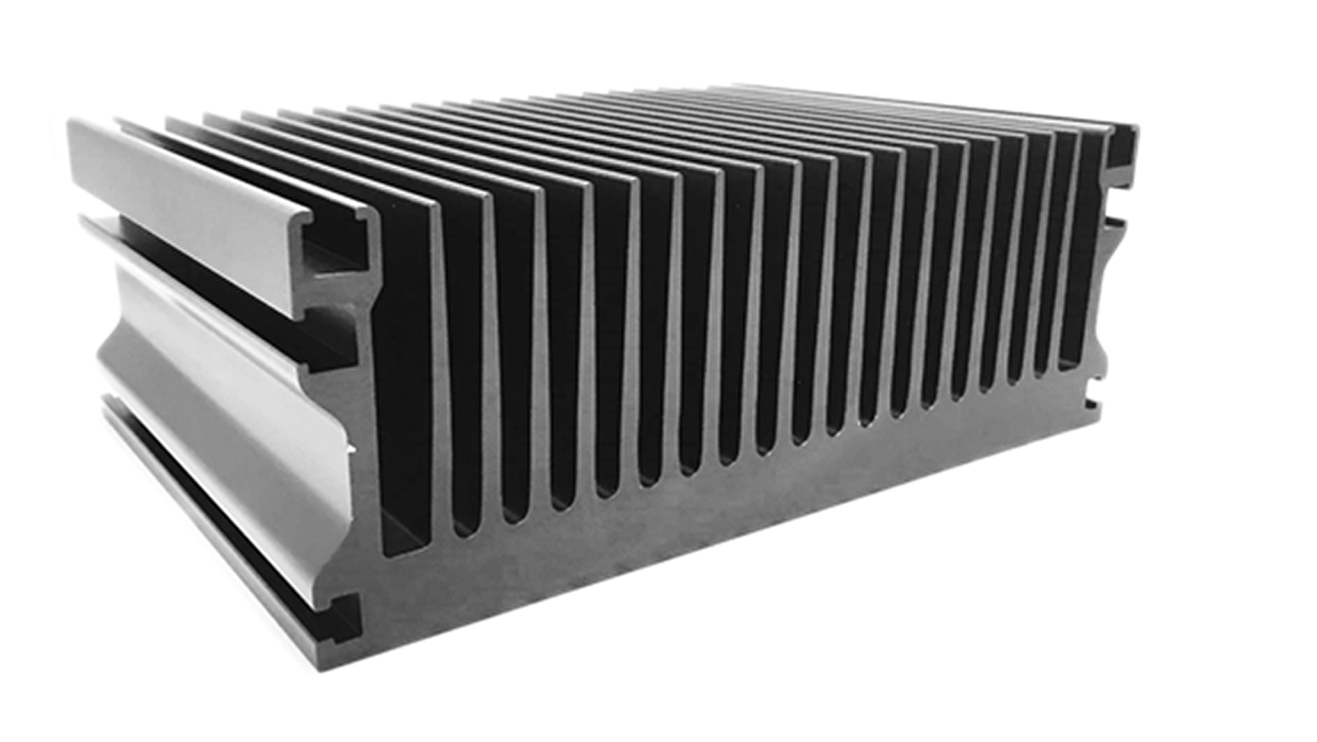 RS PRO Heatsink, Universal Rectangular Alu, 0.08°C/W, 200 x 215 x 77mm, PCB Mount