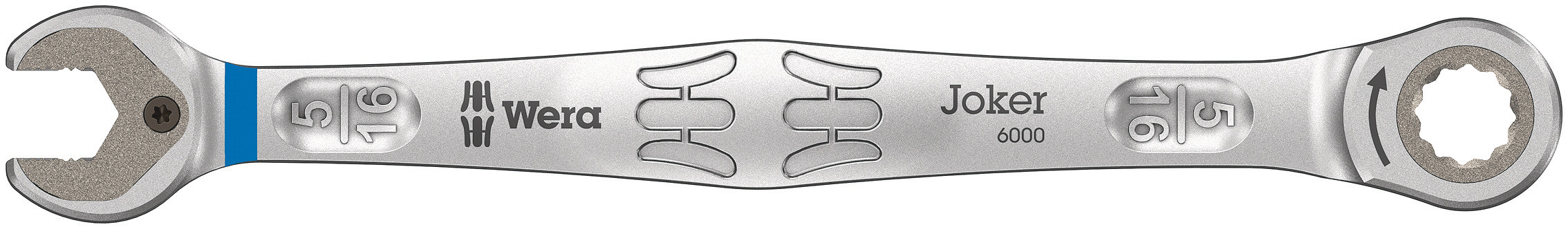 Wera Joker Series Combination Ratchet Spanner, 5/16in, Imperial, Double Ended, 144 mm Overall