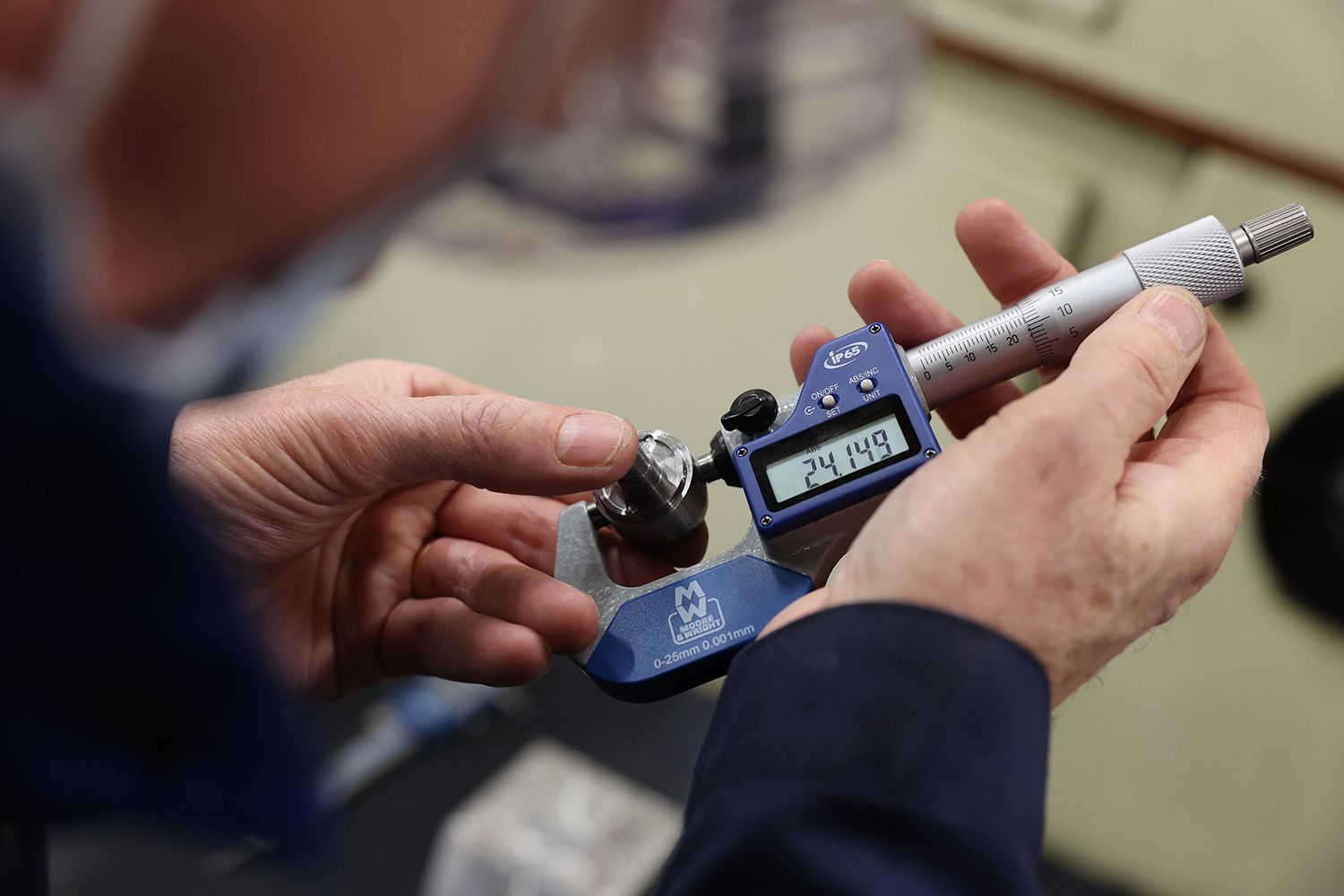 Moore & Wright MW203-01DABI External Micrometer, With UKAS Calibration