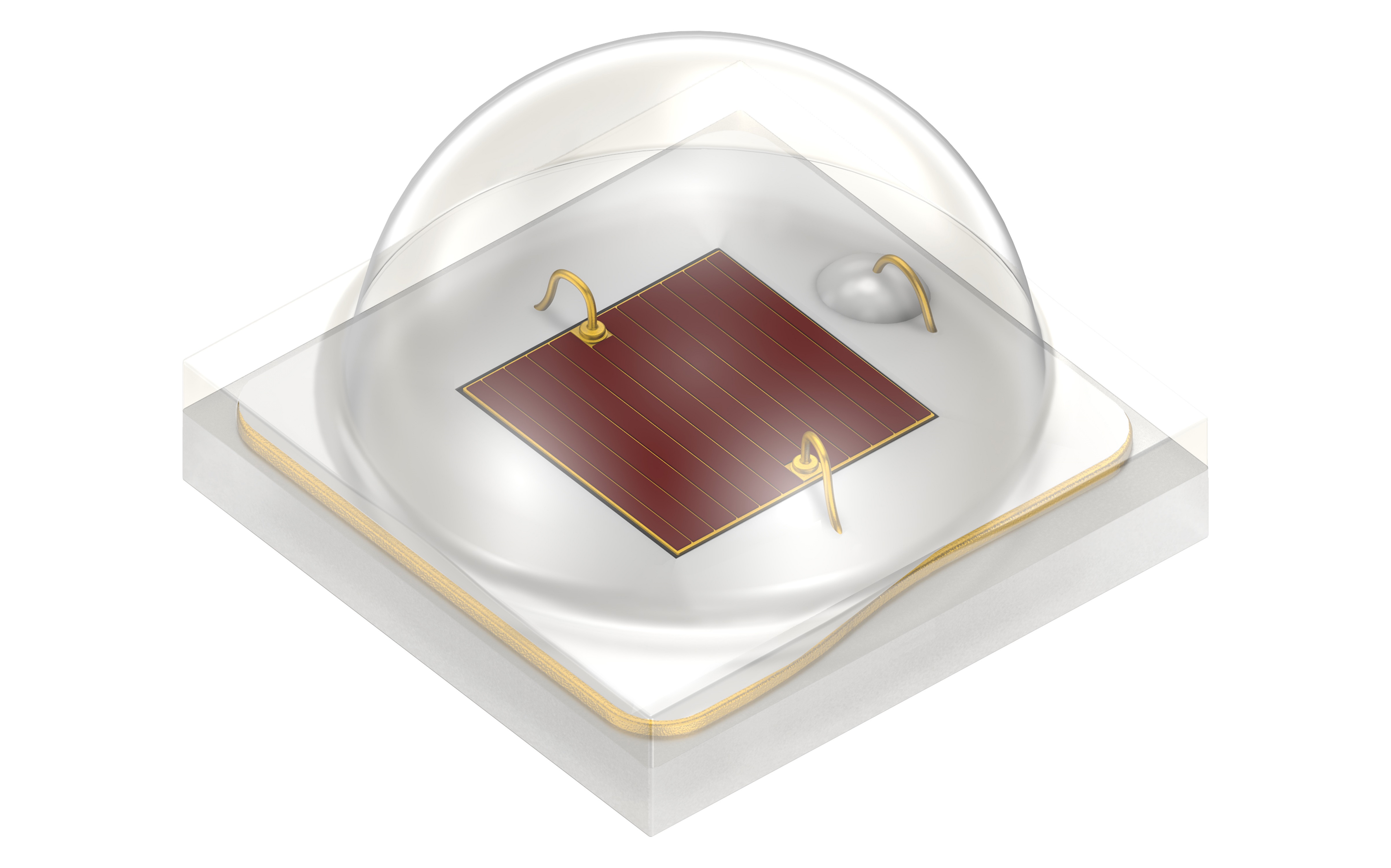 ams OSRAM2 V Red High-Power LED SMT Ceramic  SMD, OSLON Square GH CSSRM5.24-V8A2-1-1