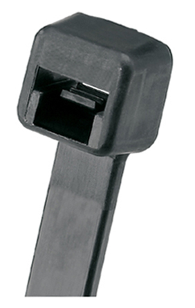Panduit Cable Tie, Locking Cable Tie, 188mm x 4.8 mm, Black Nylon, Pk-100