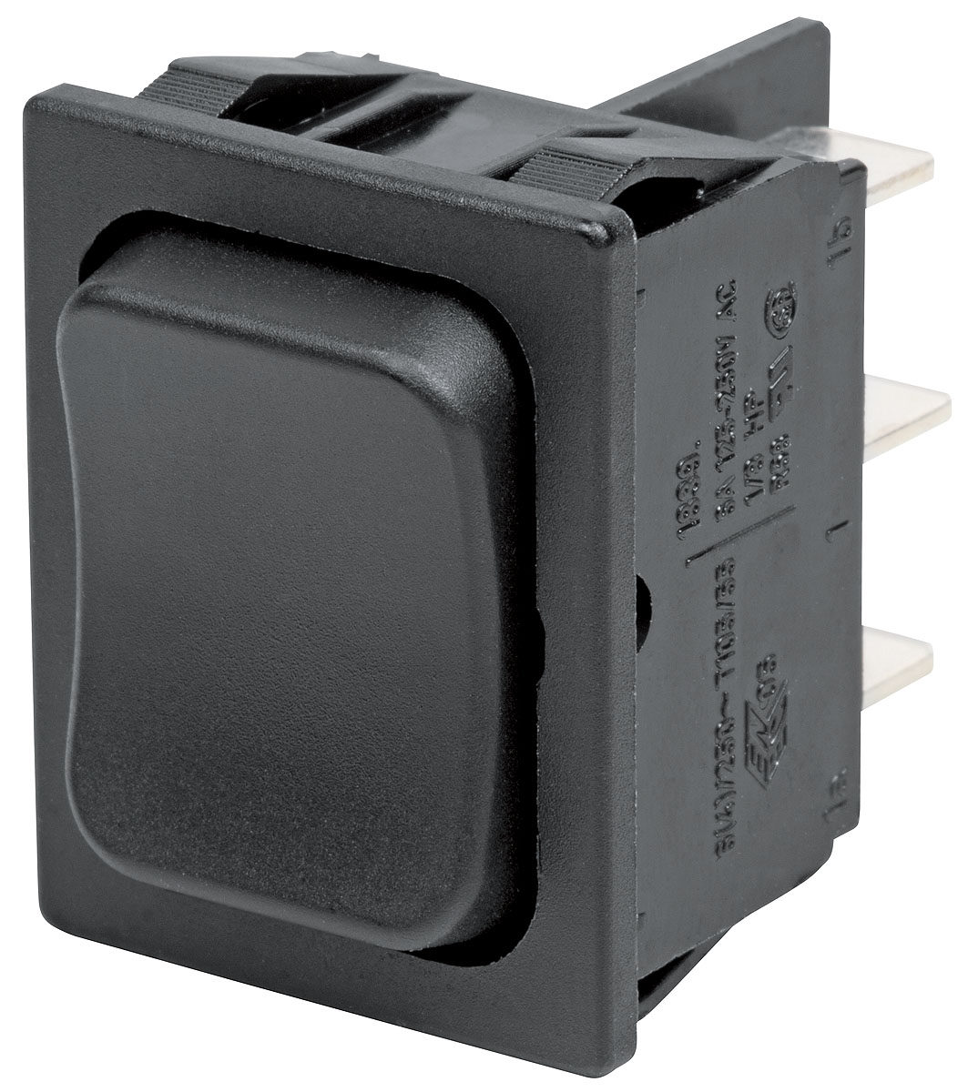 Marquardt DPDT, On-Off-On Rocker Switch Panel Mount