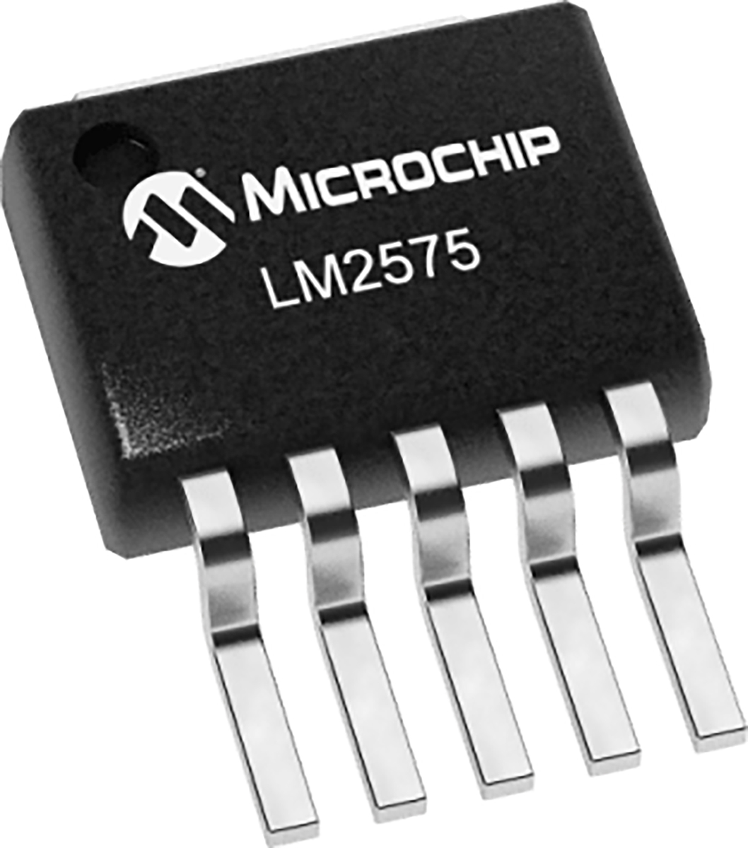 Microchip, LM2575WU Adjustable Switching Regulator, 1-Channel 1A Adjustable 5-Pin, D2PAK