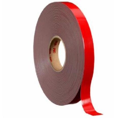 3M 7000072164, VHB Red Foam Tape, 6.4 → 1219mm x 32.9m, 1.1mm Thick