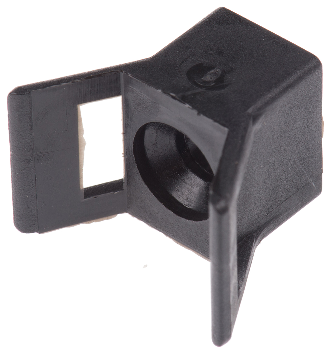 HellermannTyton Self Adhesive Black Cable Tie Mount 14 mm x 21mm, 9mm Max. Cable Tie Width