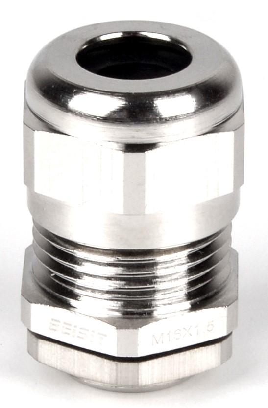 RS PRO Metallic Nickel Plated Brass Cable Gland, PG29 Thread, 18mm min., 21mm max., IP68