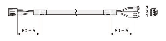 SMC Power Cable LC3F2 Series Cable for Use with CN1 Series