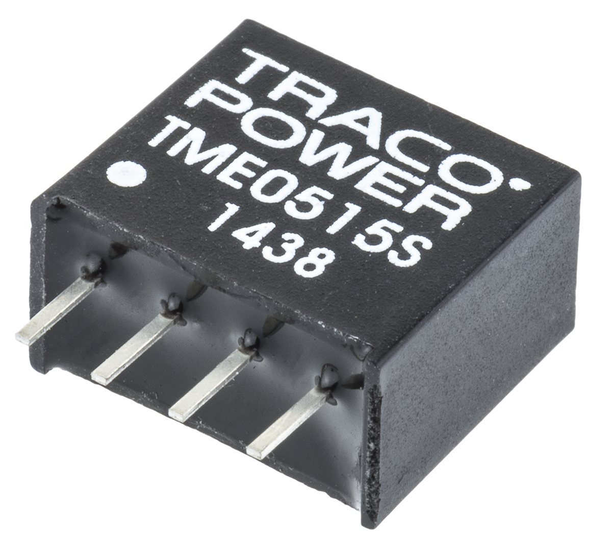 TRACOPOWER TME DC-DC Converter, 15V dc/ 65mA Output, 4.5 → 5.5 V dc Input, 1W, Through Hole, +85°C Max Temp