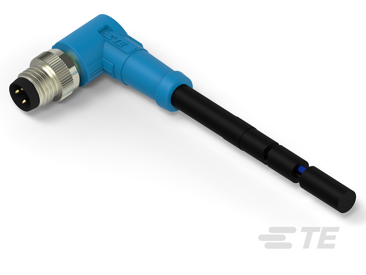 TE Connectivity Male 3 way M8 to Unterminated 3 way Free End Sensor Actuator Cable, 500 mm
