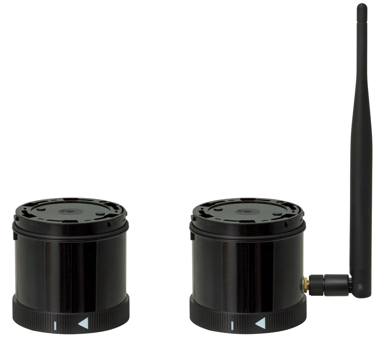 Werma KombiSIGN Series Black Signal Tower, 24 V, AC/DC