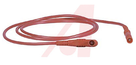 Mueller Electric, 20A, 1kV, Red, 1m Lead Length