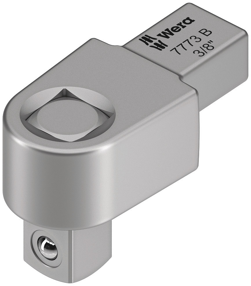 Wera 7773 Series Series Square Square drive insert, 3/8 in, 9 x 12mm Insert