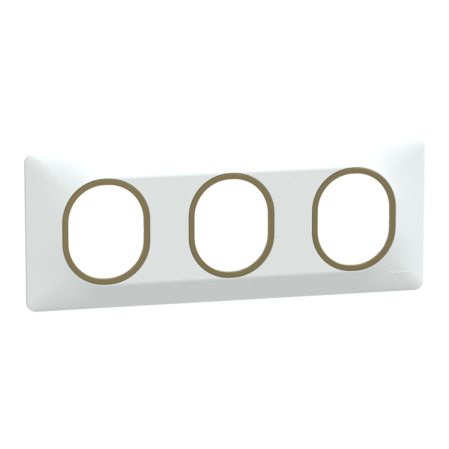 White 3 Gang Light Switch Cover