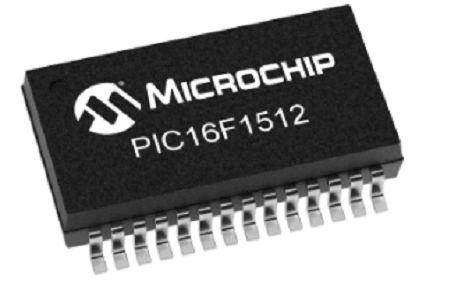 Microchip PIC16LF1512T-I/SS, 8 bit PIC, PIC16 Microcontroller, 16 MHz, 3.5kB FLASH, 28-Pin SSOP