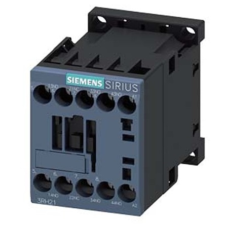 Siemens SIRIUS 3RH2 Contactor Relay, 120 V ac Coil, 4-Pole, 10 A, 3NO + 1NC, 690 V ac