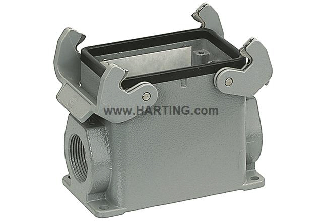 HARTING Han A Heavy Duty Power Connector Hood, M32 x 2 Thread, Side Entry