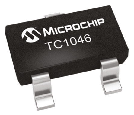 Microchip Voltage Temperature Sensor, Voltage Output, Surface Mount, Analogue, ±2°C, 3 Pins
