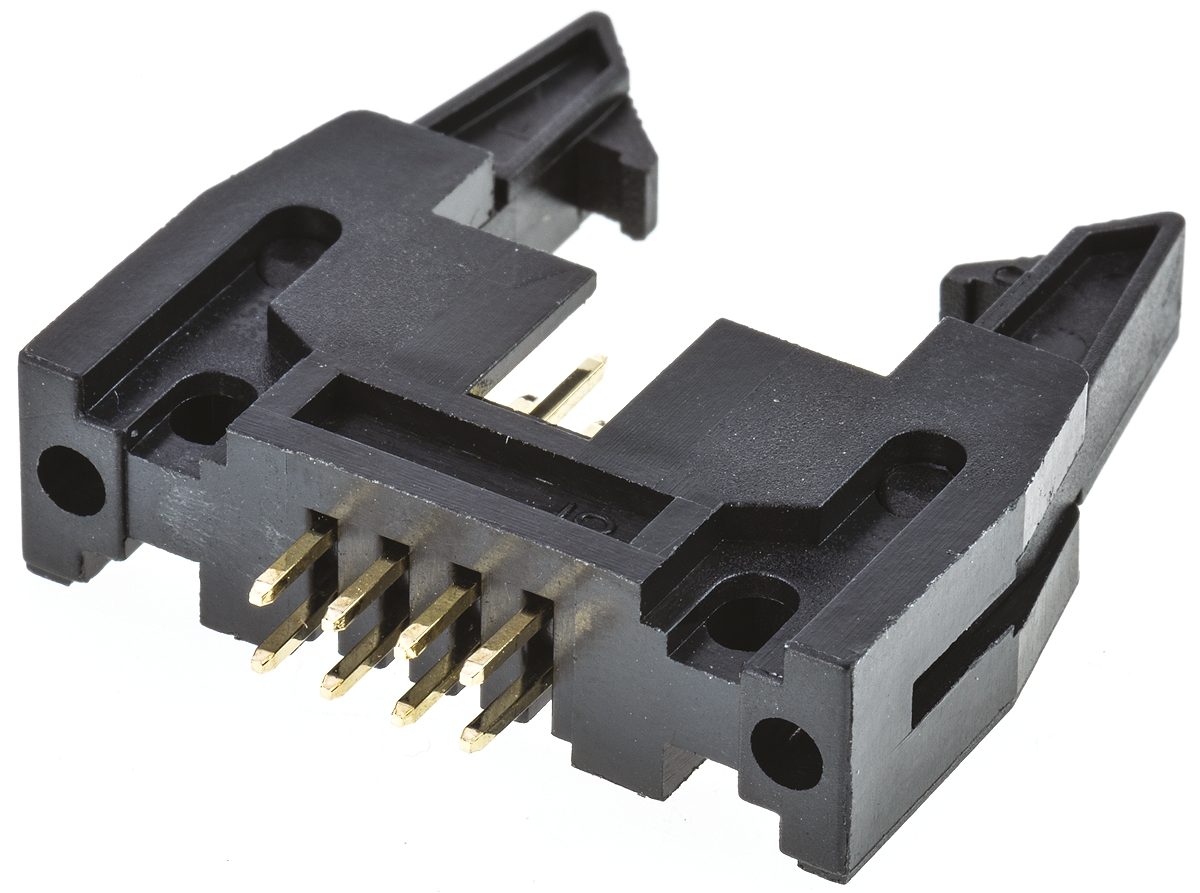 Amphenol Communications Solutions T816 Series Straight Through Hole PCB Header, 8 Contact(s), 2.54 mm Pitch, 2 Row,