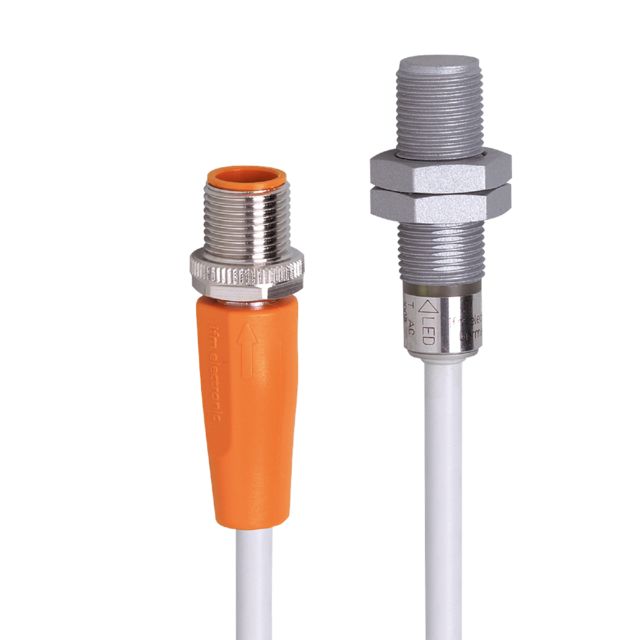 ifm electronic Inductive Rectangular Proximity Sensor, M12, 4 mm Detection, PNP/NPN NO, 10 → 36 V dc