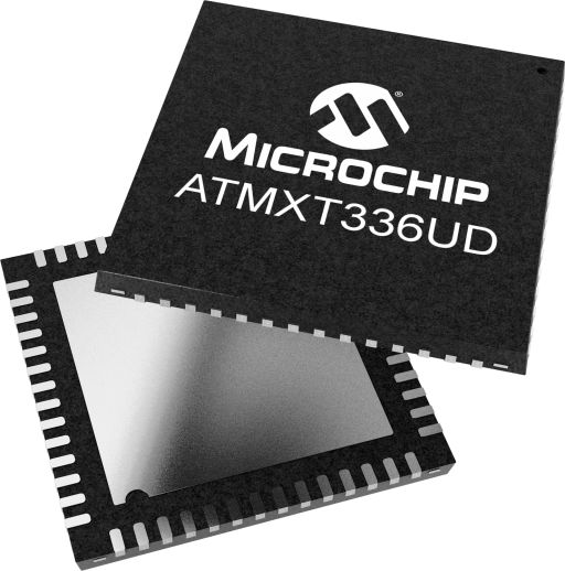 ATMXT336UD-MAUHA1, Capacitive Touch Controller IC, 7.1 in I2C, 56-Pin XQFN