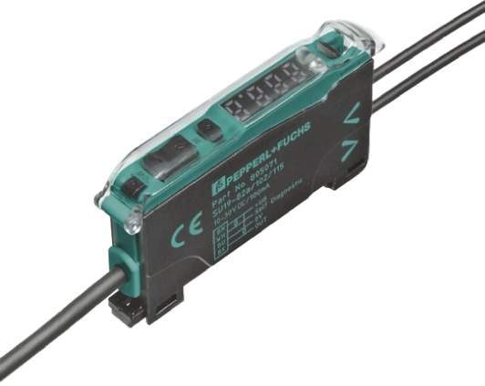 Pepperl + Fuchs Glass, Plastic Fibre Optic Sensor 450 mm, NPN, PNP Output, IP50, 10 → 30 V dc