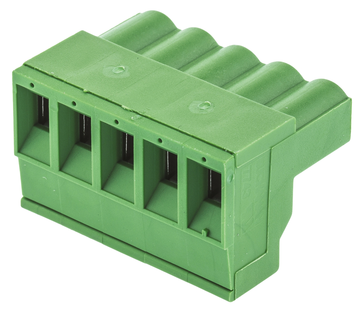 TE Connectivity Buchanan Series PCB Terminal Block, 5-Contact, 5.08mm Pitch, Cable Mount, 1-Row, Screw Termination