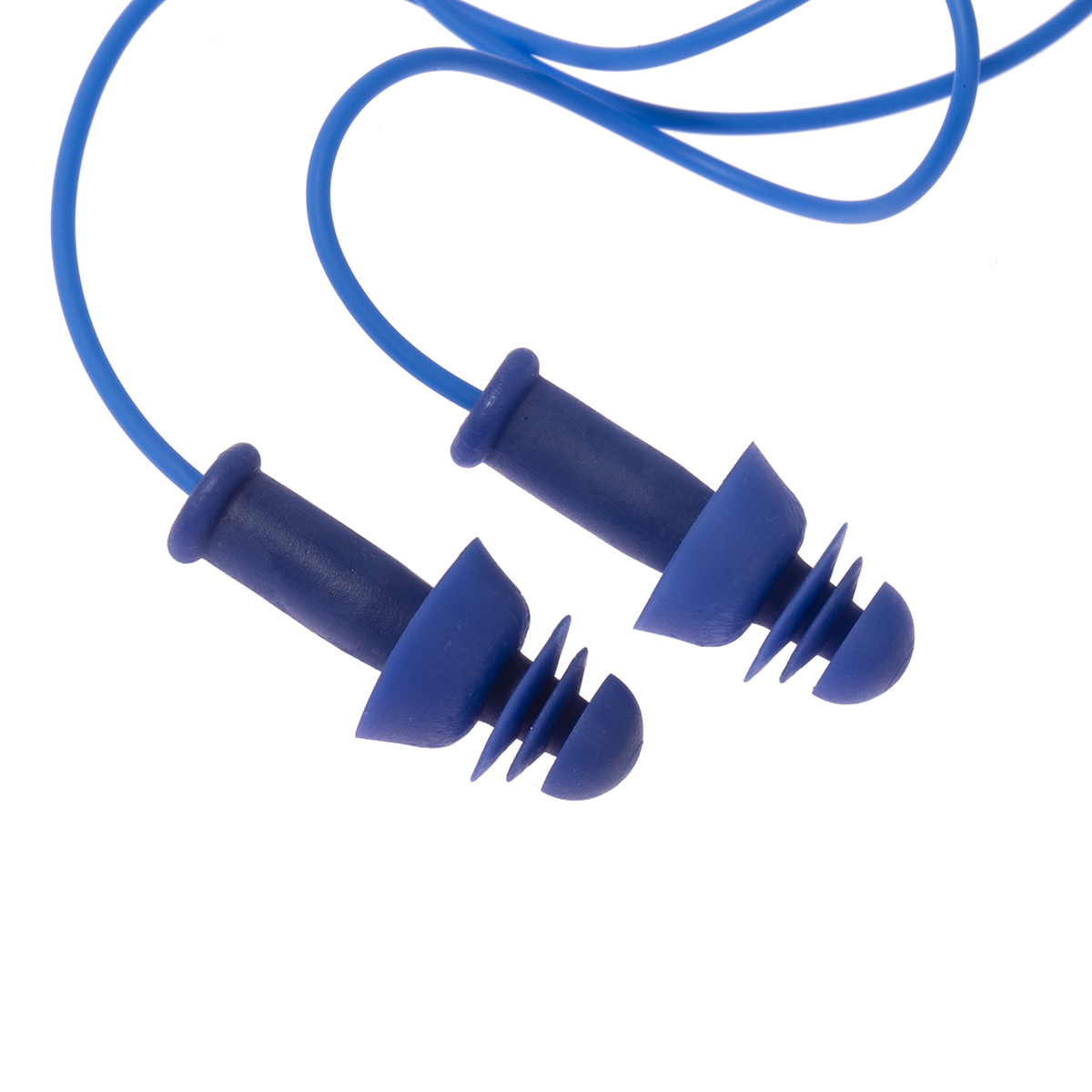uvex uvex whisper+ detect Series Blue Reusable Corded Ear Plugs, 27dB Rated, Metal Detectable, 50 Pairs