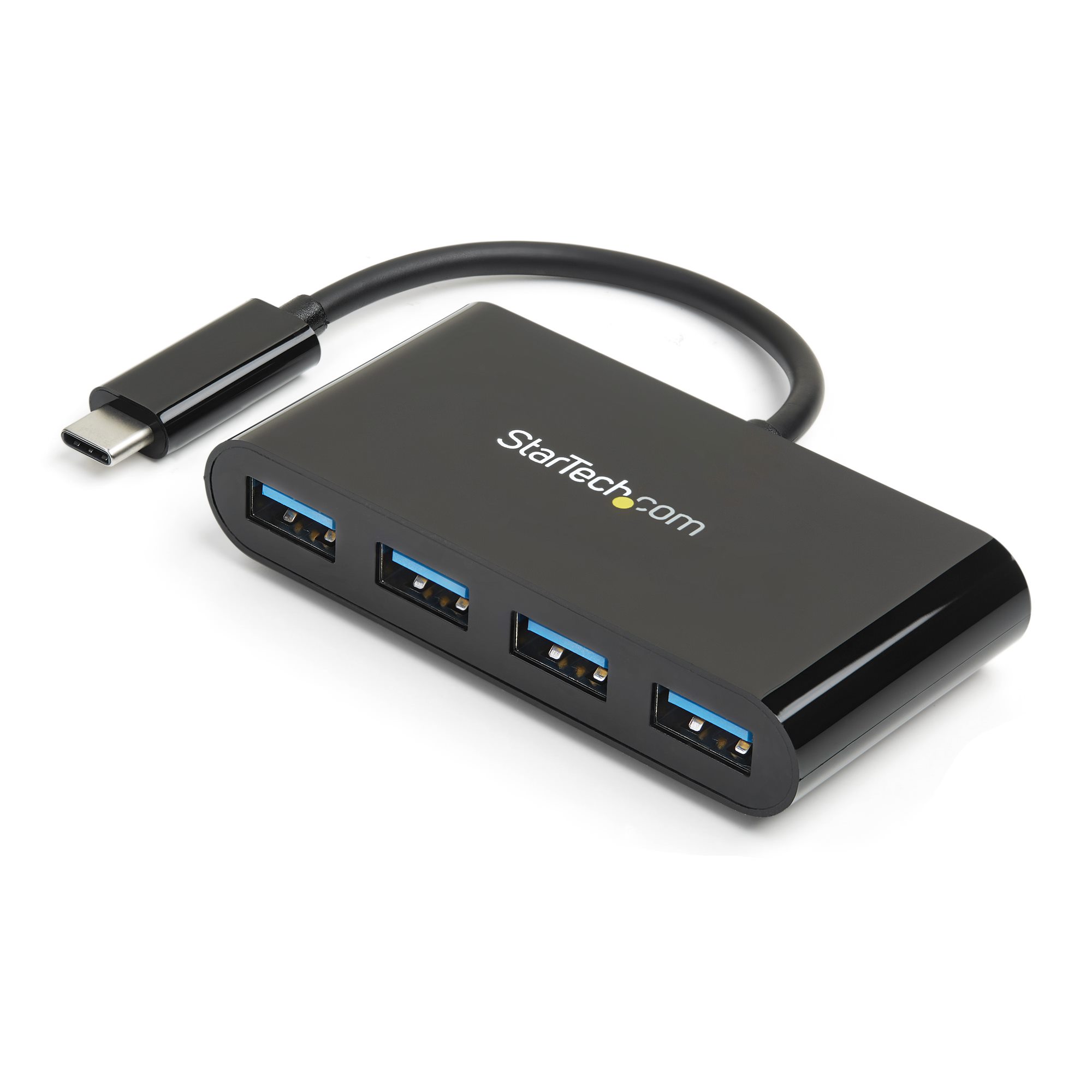 StarTech.com 4 Port USB 3.0 USB A, USB C  Hub, USB Bus Powered, 80 x 41 x 15mm