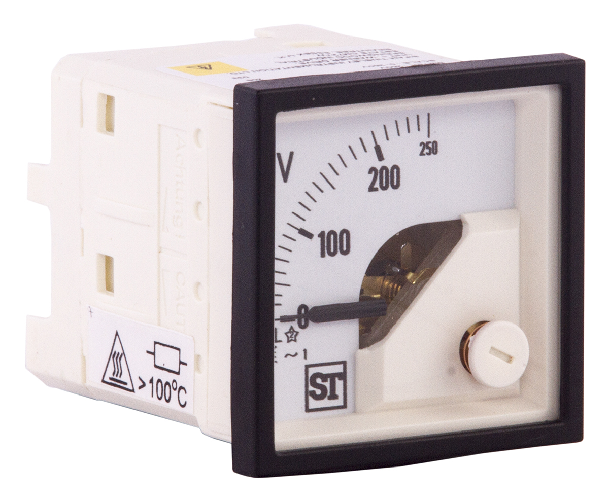 Sifam Tinsley Sigma Series Analogue Voltmeter AC, 45 x 45 mm